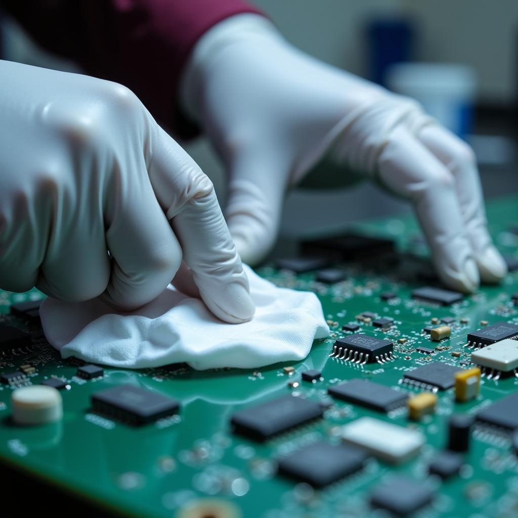 Lint Free Tissues in Electronics Manufacturing