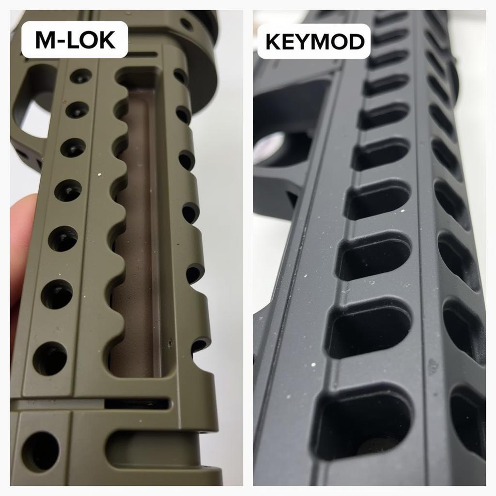 M-LOK vs KeyMod Mounting Systems