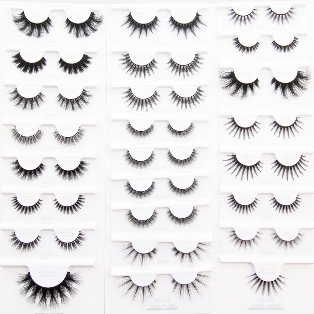 Variety of Magnetic Glue Free Lashes