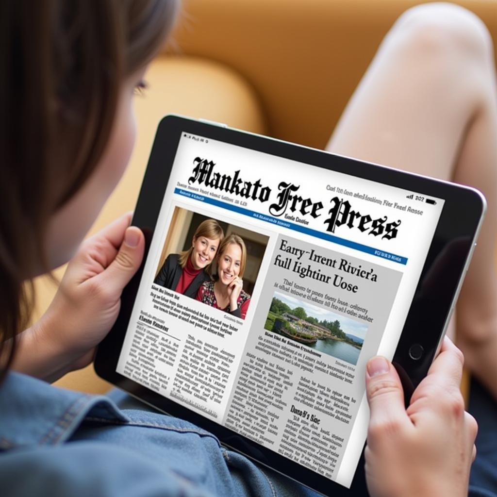 Accessing the Mankato Free Press E-Edition