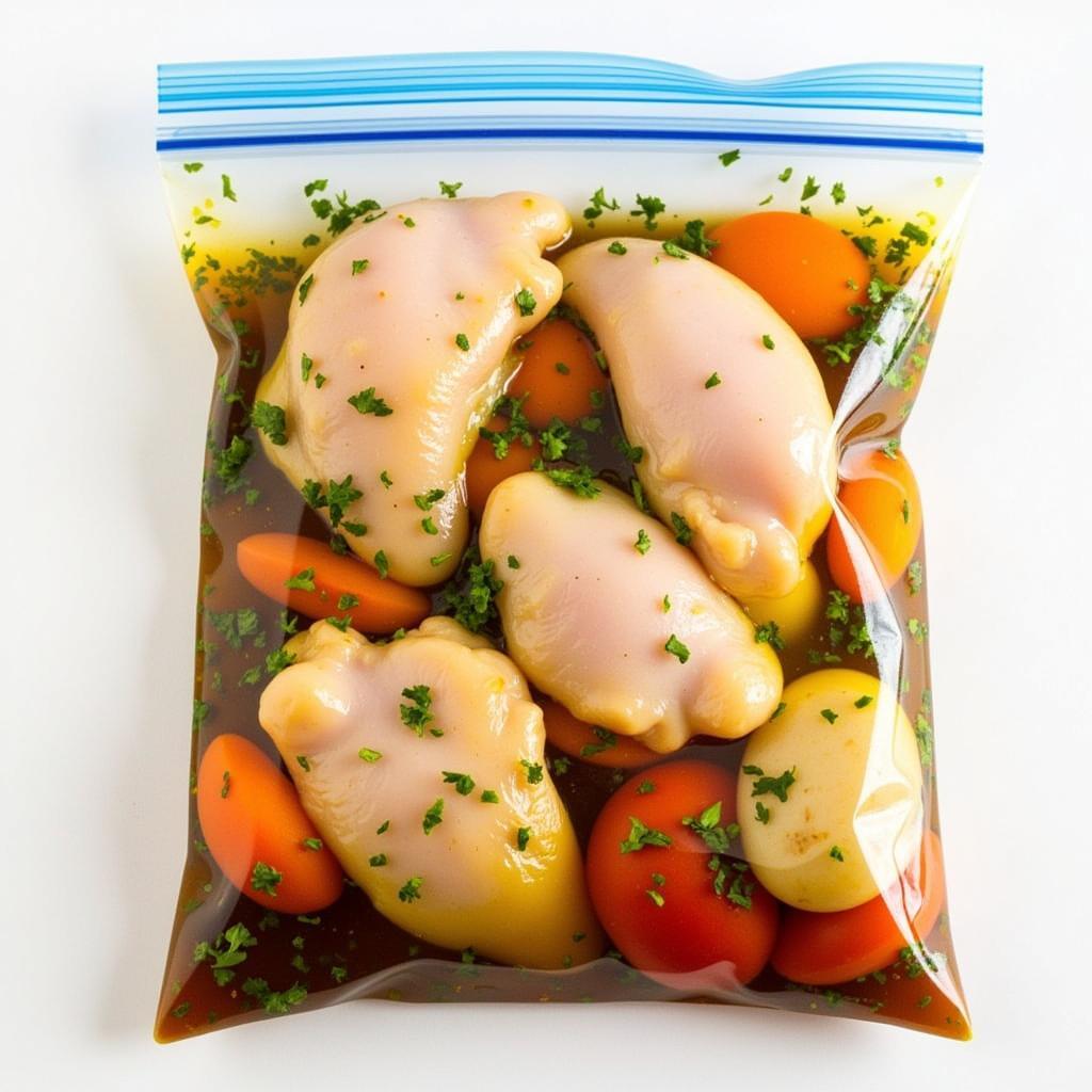 Marinated Chicken in a Bag