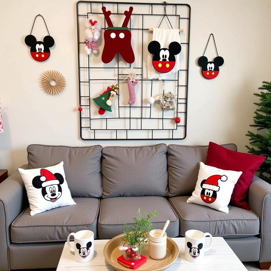 Mickey Christmas SVG Home Decor Ideas