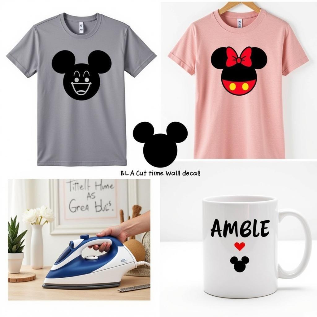 Mickey Mouse Head SVG Cutting Machine Projects