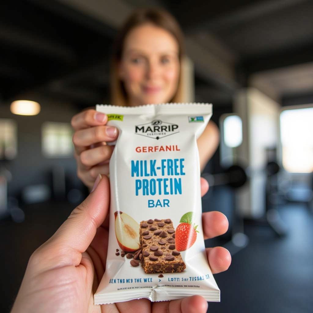 Milk-Free Protein Bar and Workout