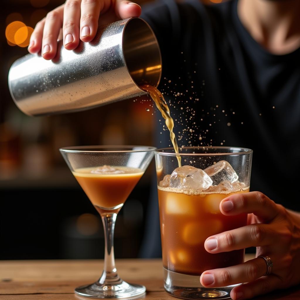 Shaking a Caffeine-Free Espresso Martini