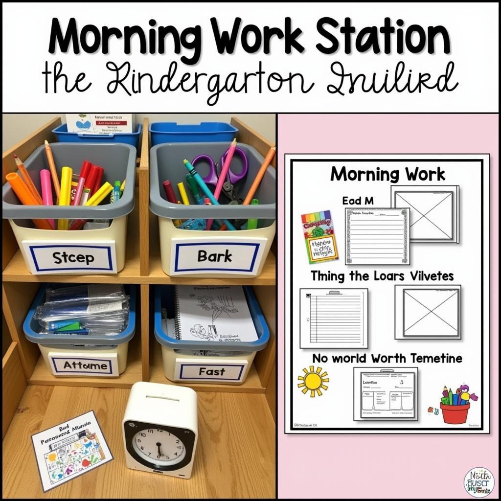 Establishing a Morning Work Routine in Kindergarten