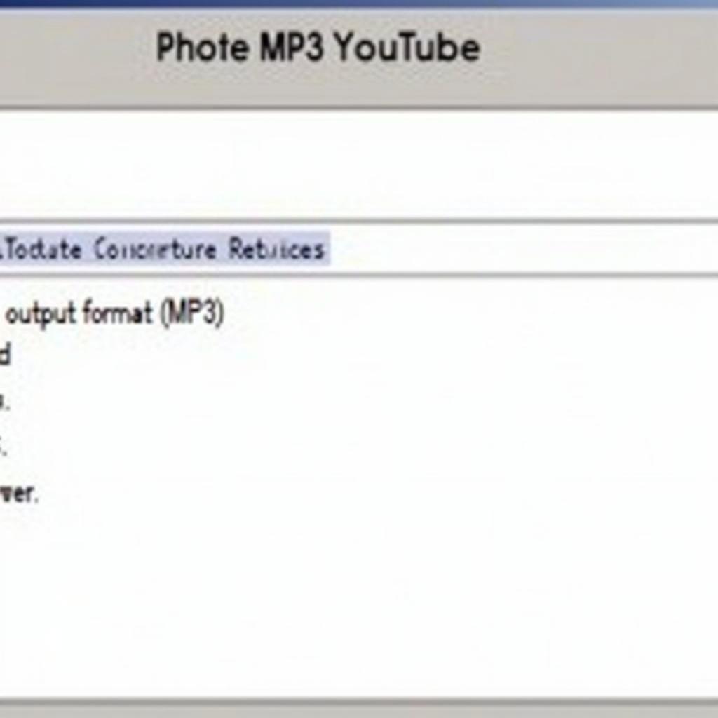 User-friendly mp3 youtube converter interface