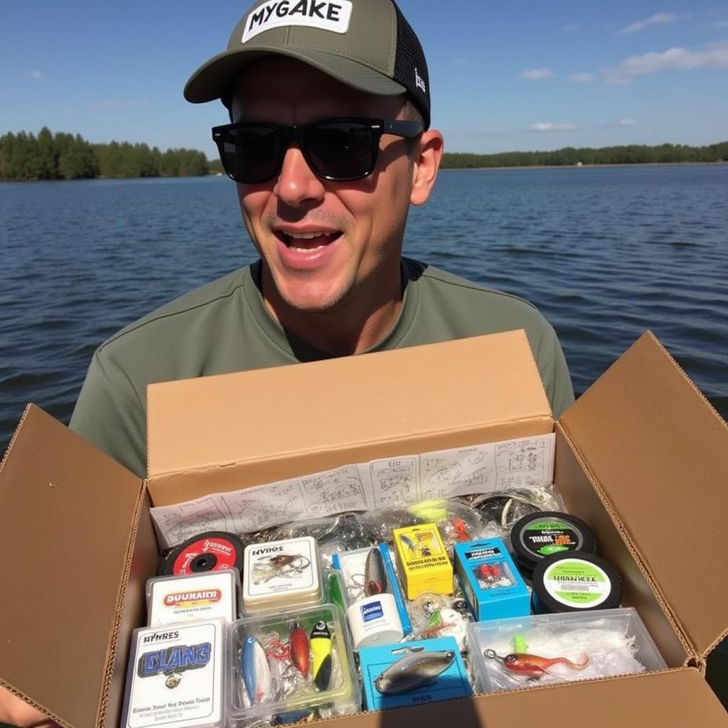 Unboxing a Mystery Tackle Box Filled with New Fishing Gear