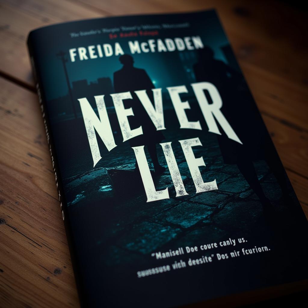 Never Lie Book Cover by Freida McFadden