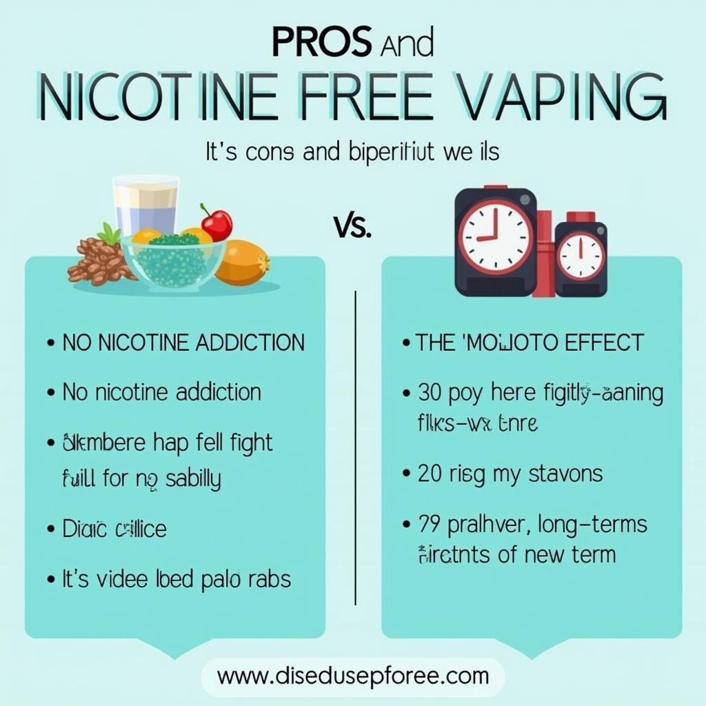 Nicotine-Free Vaping Benefits and Drawbacks Comparison