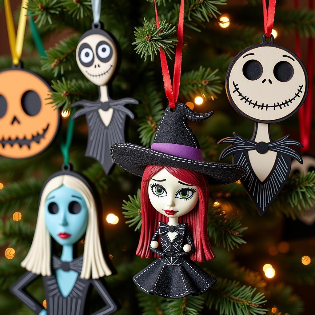 Nightmare Before Christmas SVG Christmas Ornaments