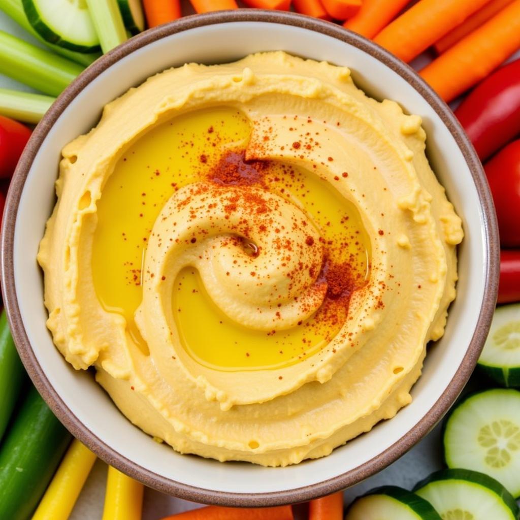 Nut-Free Hummus and Vegetables