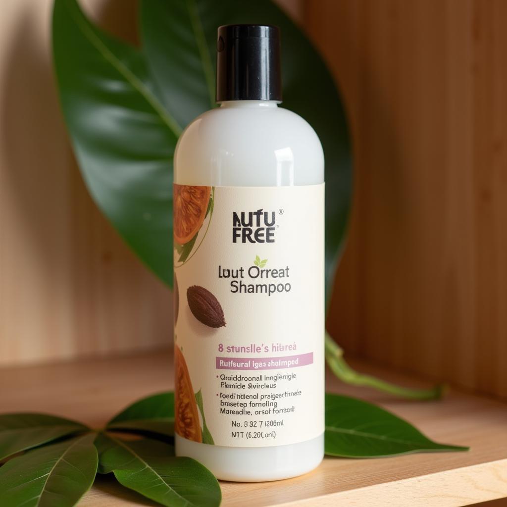 Nut-Free Shampoo Bottle