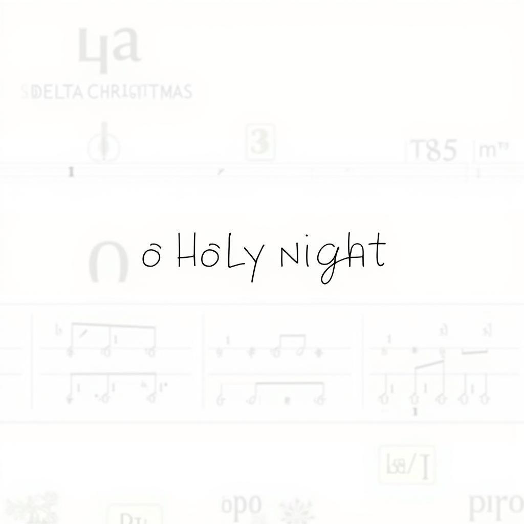 O Holy Night Free Sheet Music for Vocal