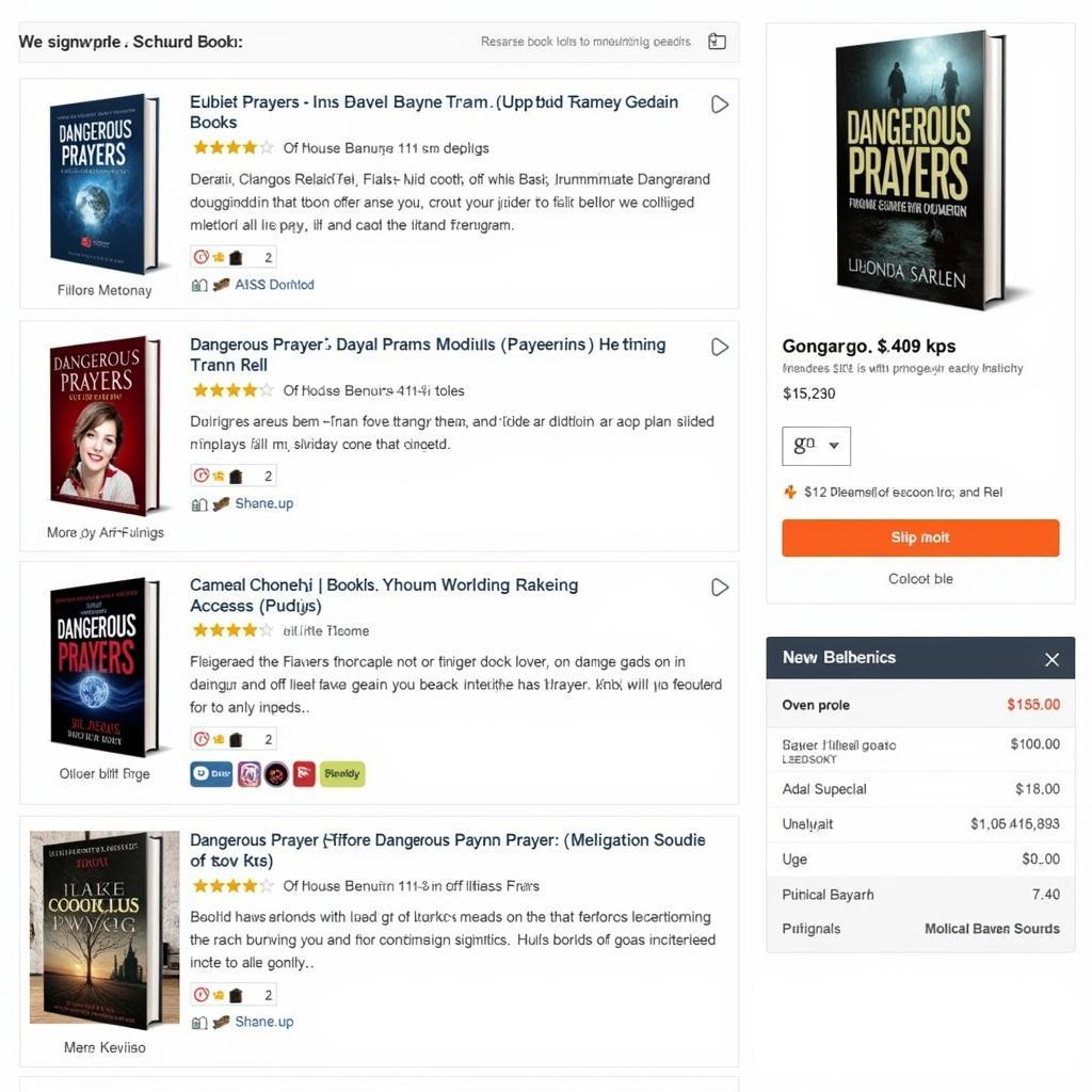 Online Book Retailers Displaying Dangerous Prayers