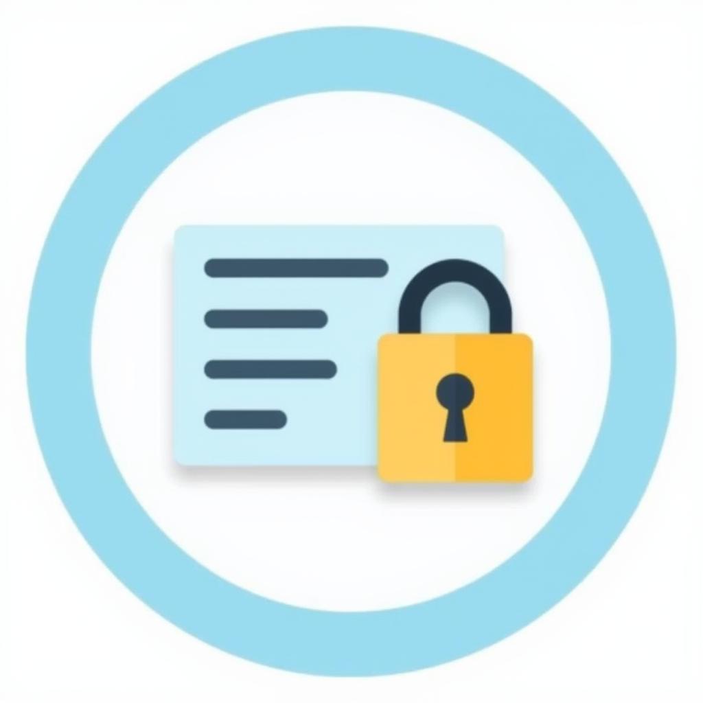 Online Safety and Privacy Icon