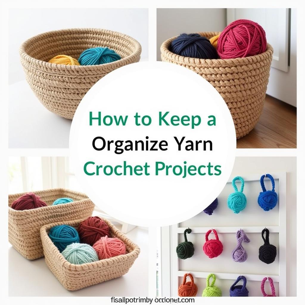 Organizing Yarn for Crochet Projects