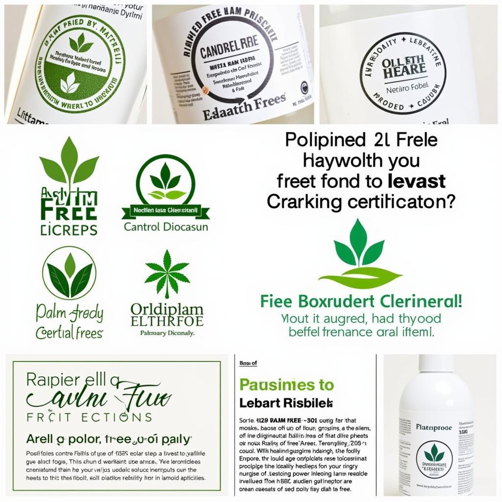 Palm Free Product Labels: Identifying Sustainable Choices