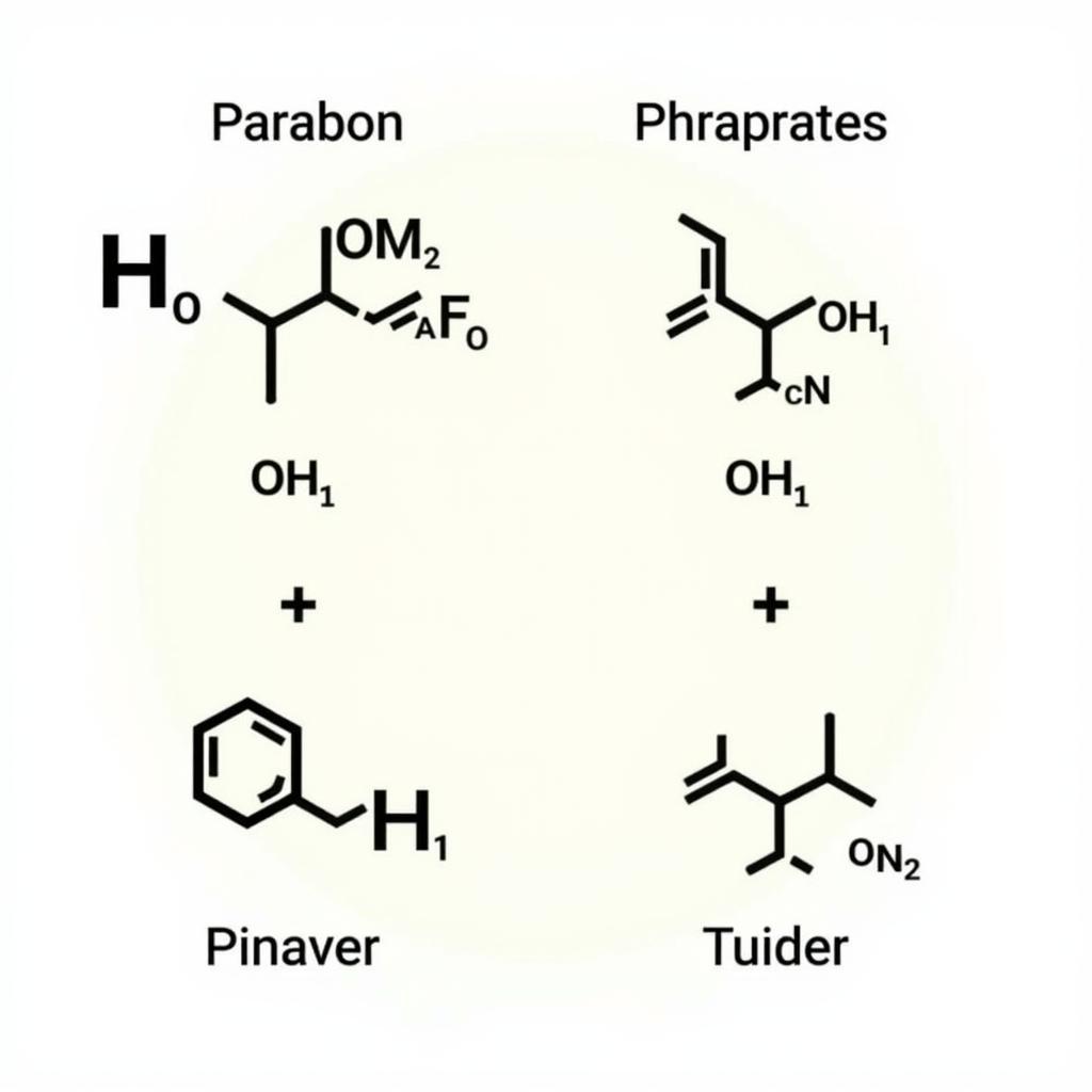 Paraben and Phthalate Chemical Structure