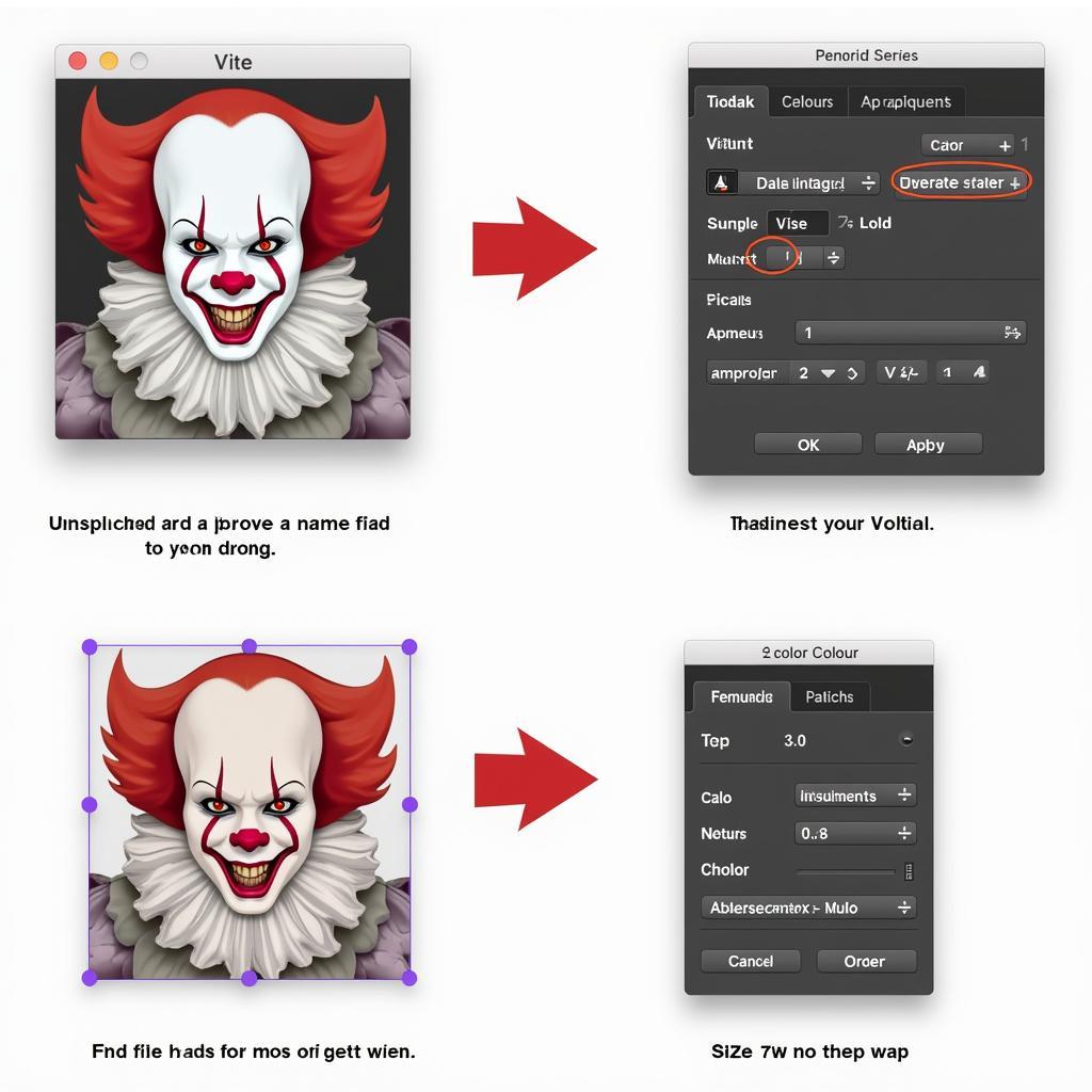 Editing Pennywise SVGs in Design Software