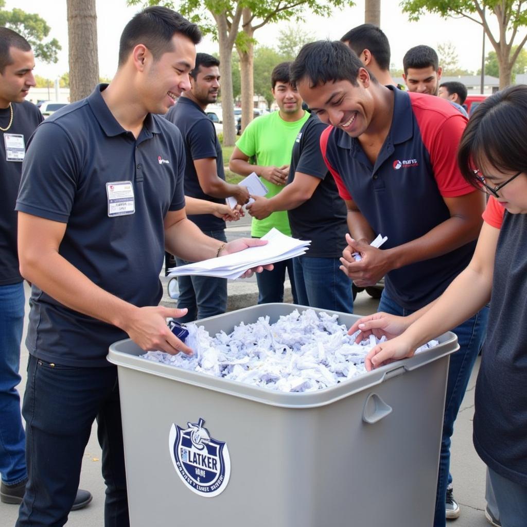 People Shredding Documents in San Diego