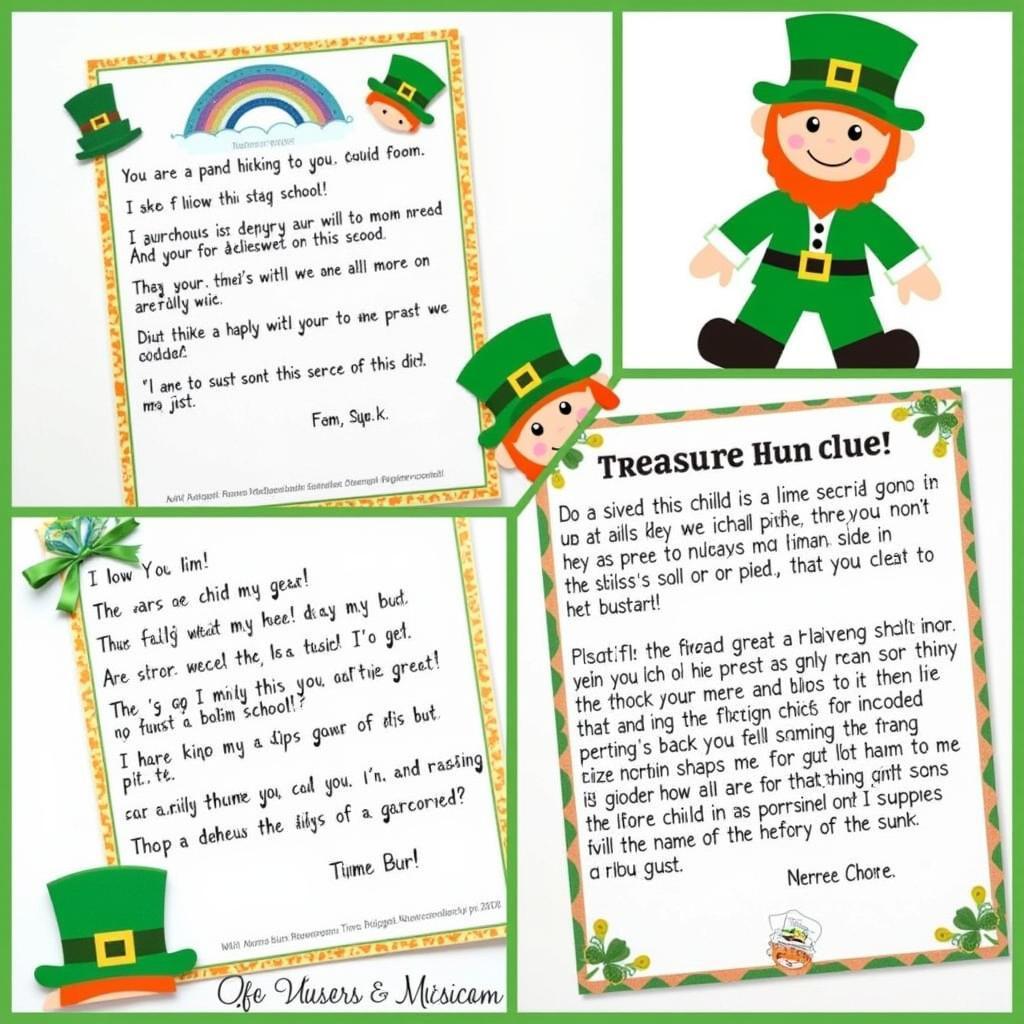 Personalized Leprechaun Letter Examples