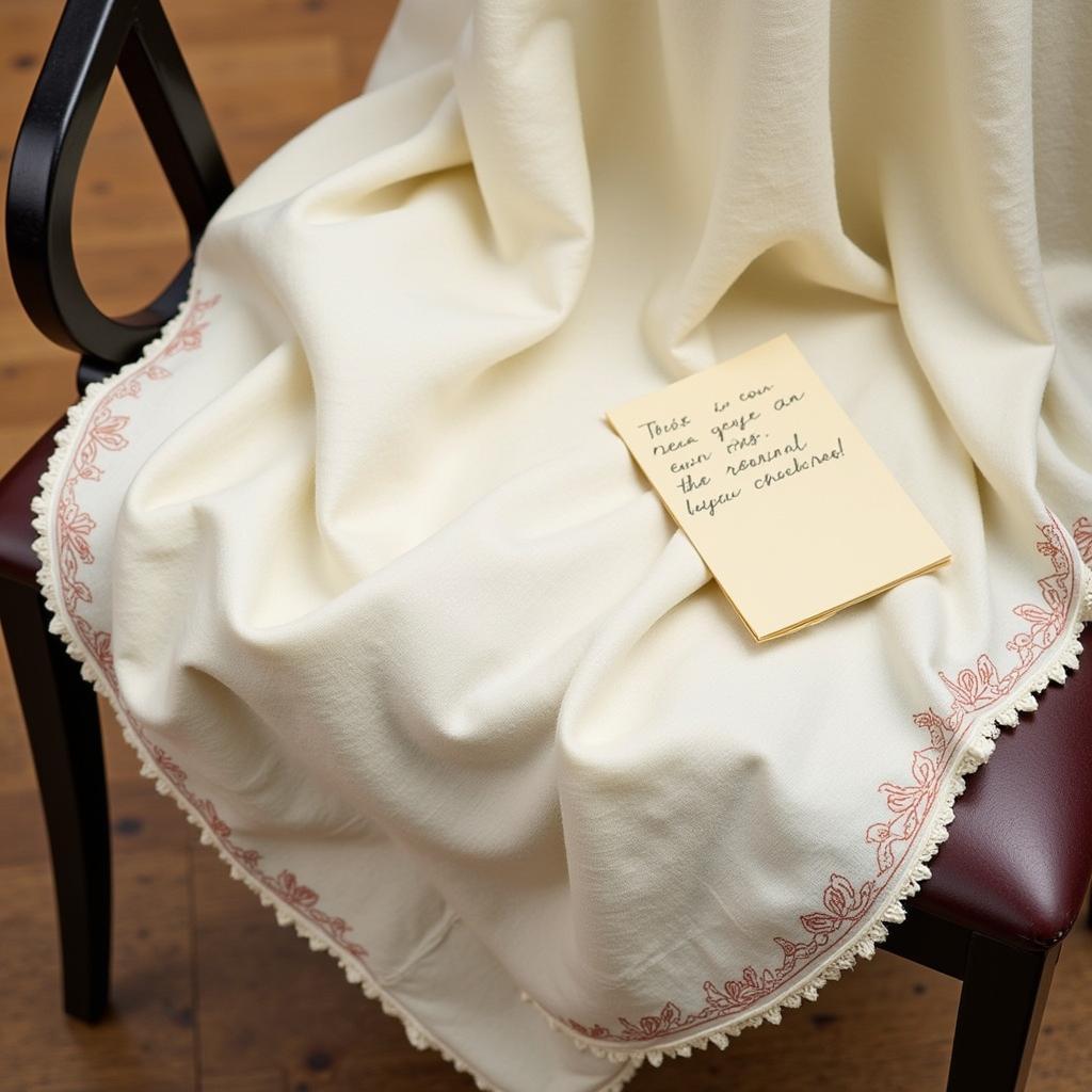 Personalized Prayer Shawl with Embroidered Details