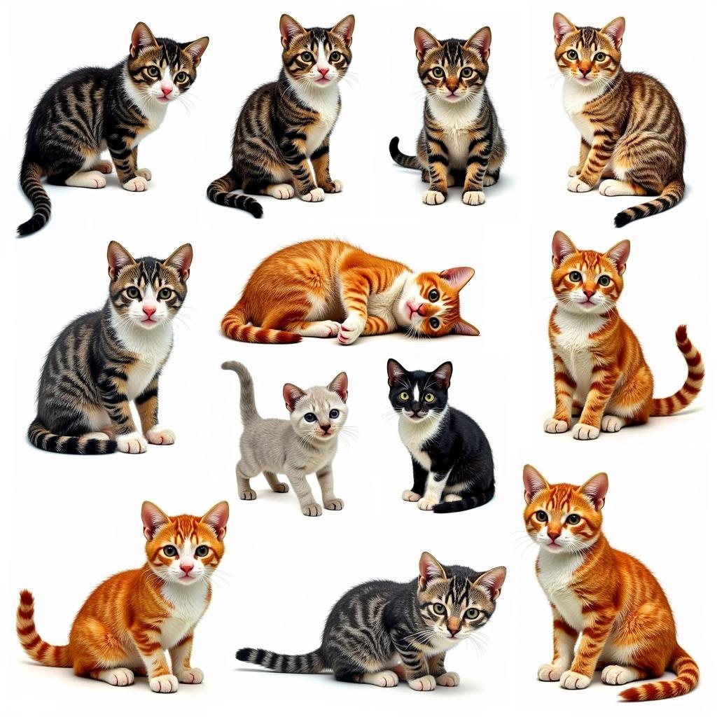 Variety of Plastic Canvas Cat Patterns