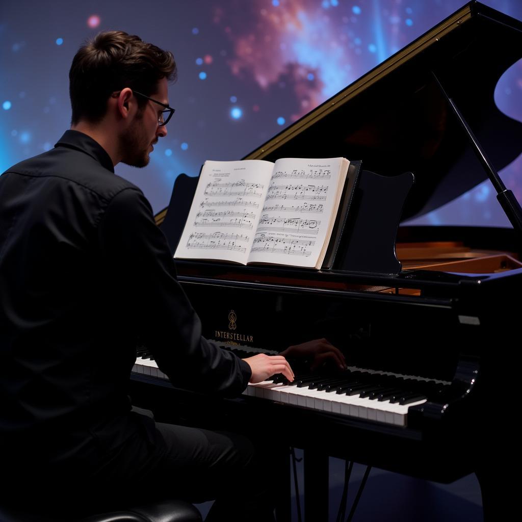 Playing Interstellar Sheet Music on a Piano