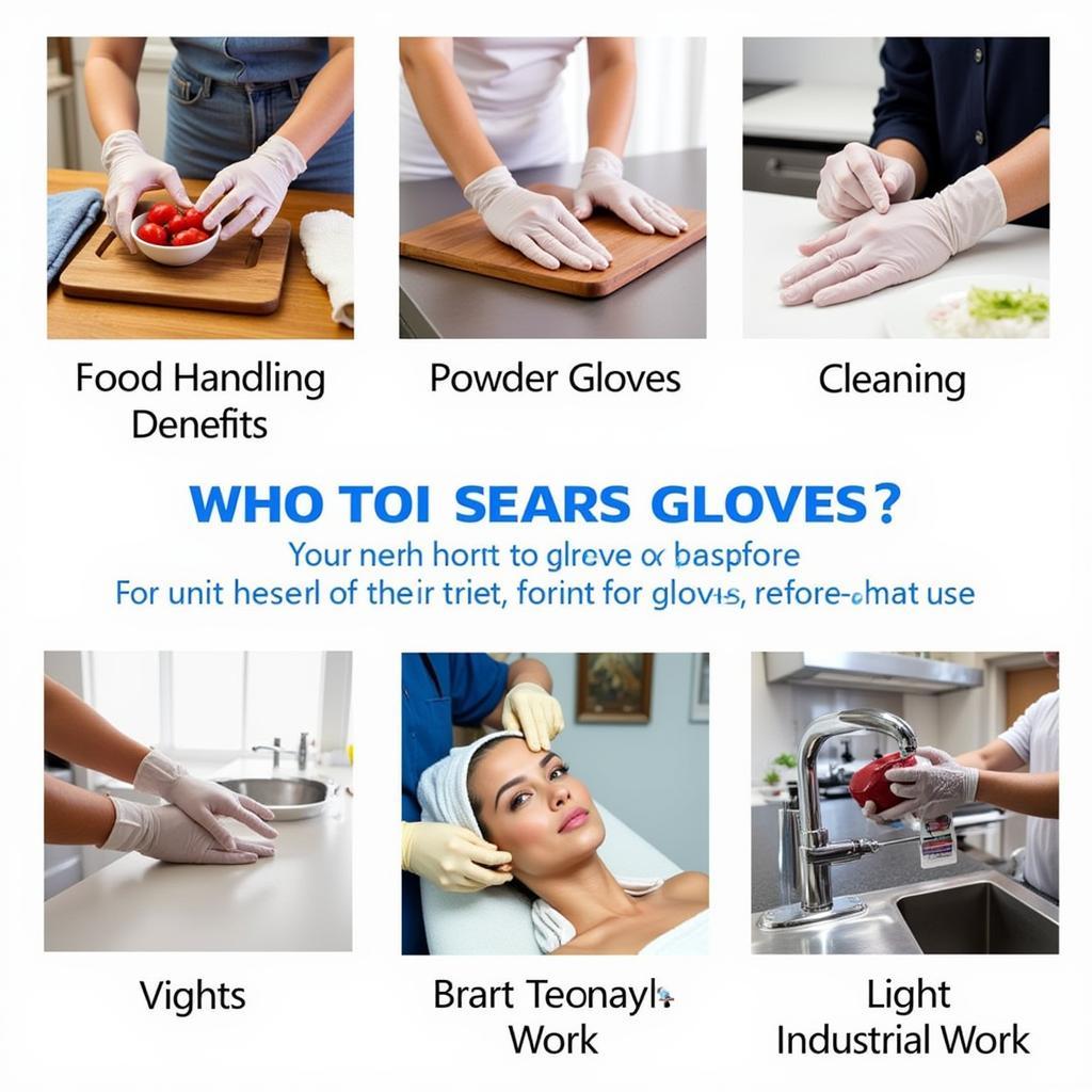 Applications of Powder Free Vinyl Gloves