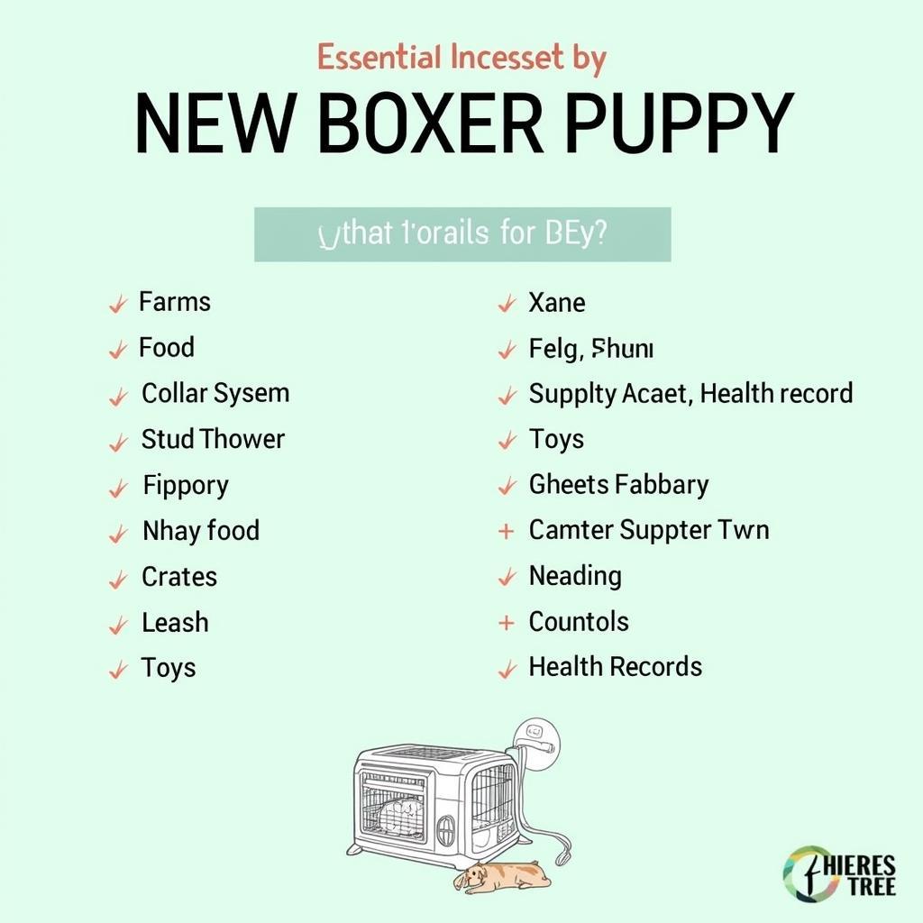 Preparing for a Boxer Puppy Checklist