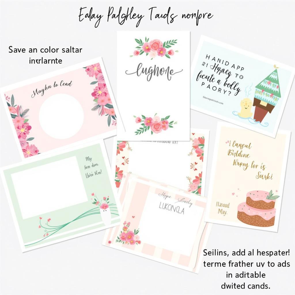 Free Printable Birthday Cards for Sister: Customizable Templates