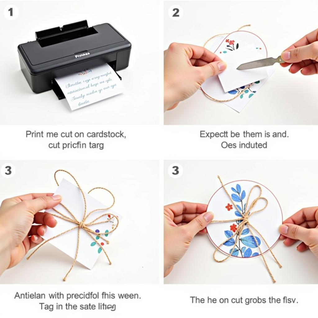 Printing and Using Free Printable Tags