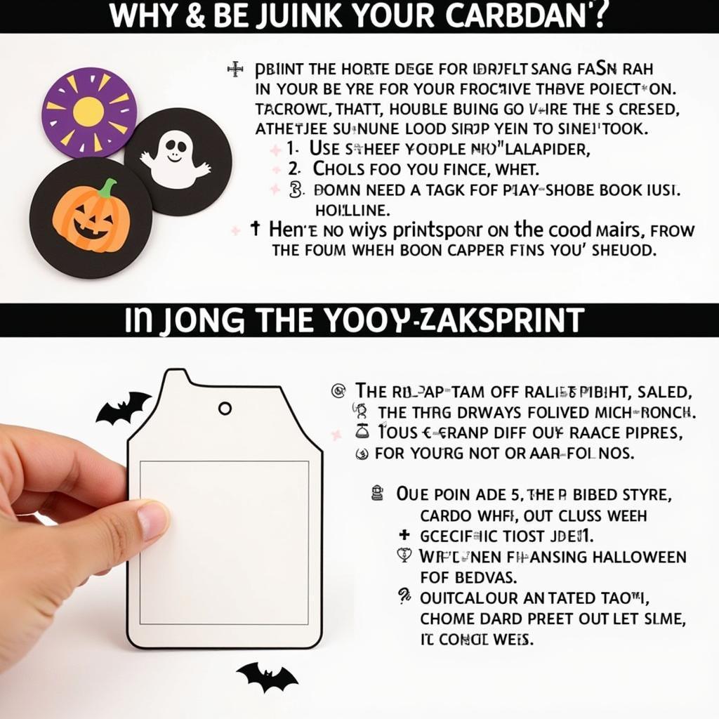 Printing Halloween gift tags on cardstock