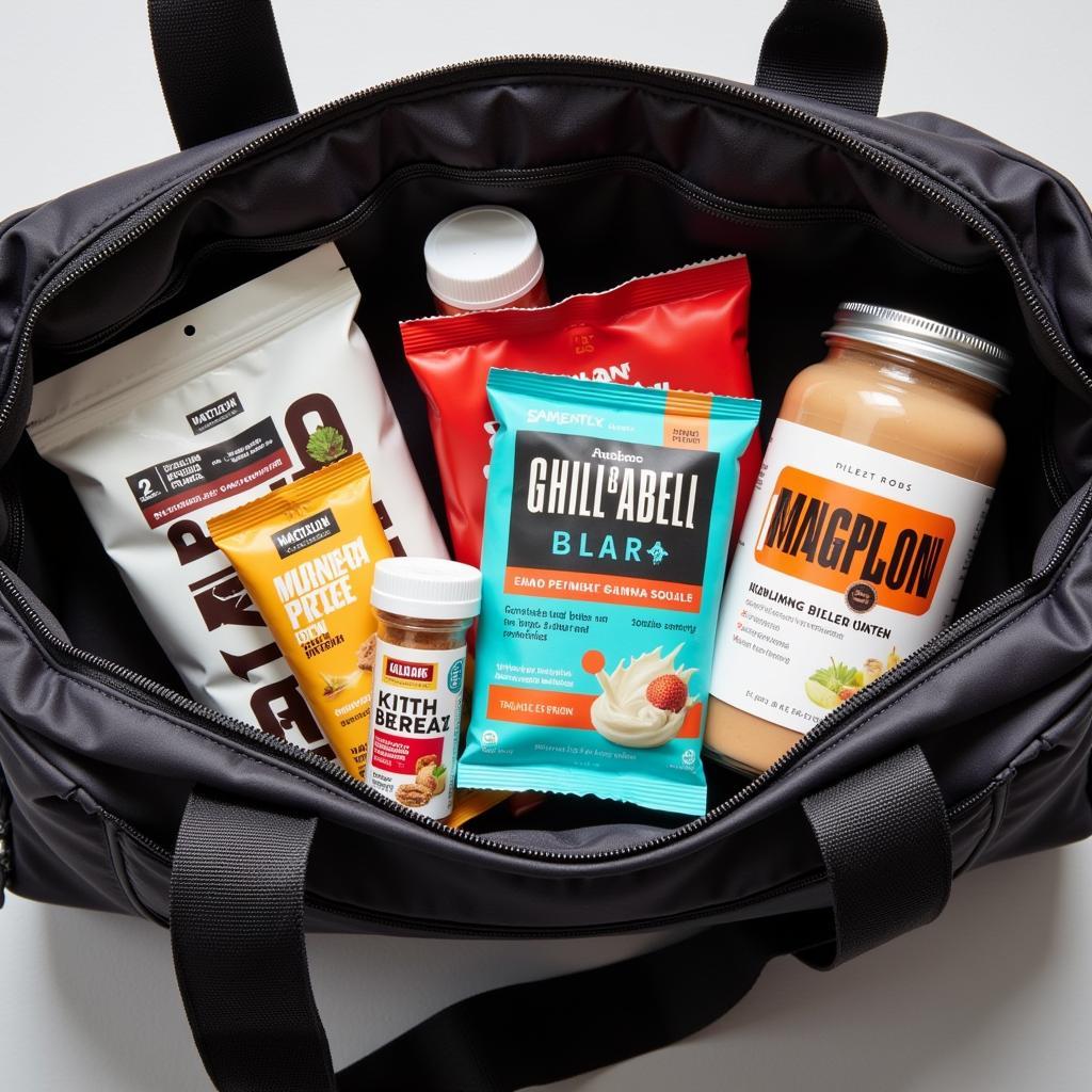 Protein Samples in a Fitness Bag