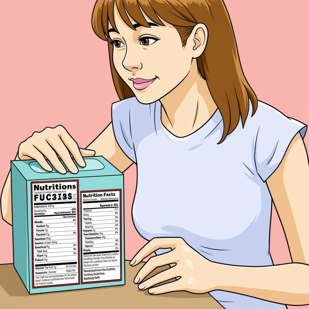 Reading Sugar-Free Pudding Labels