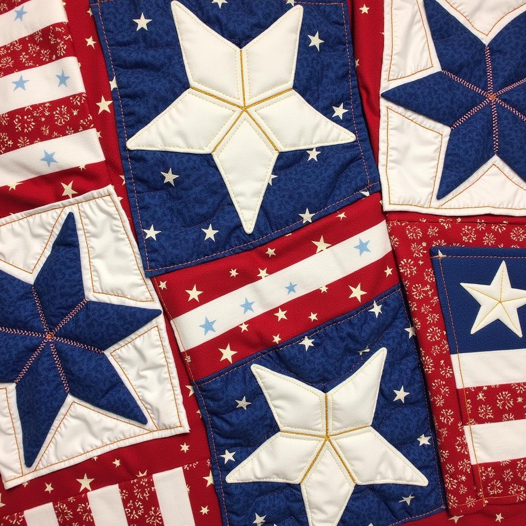 Traditional Red, White, and Blue Quilt Patterns