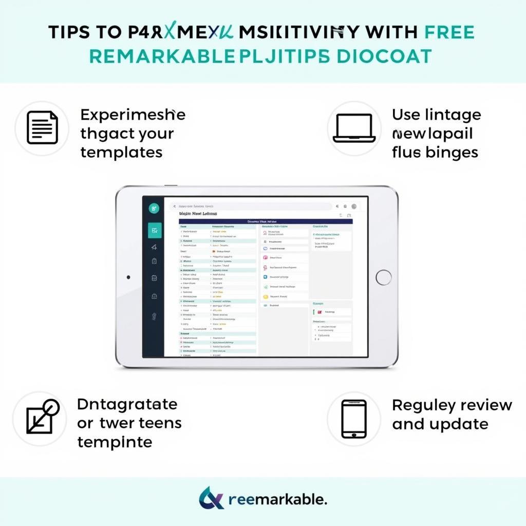 Tips for Using Free Remarkable Planner Templates