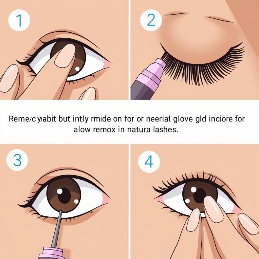 Removing Lash Extensions Safely