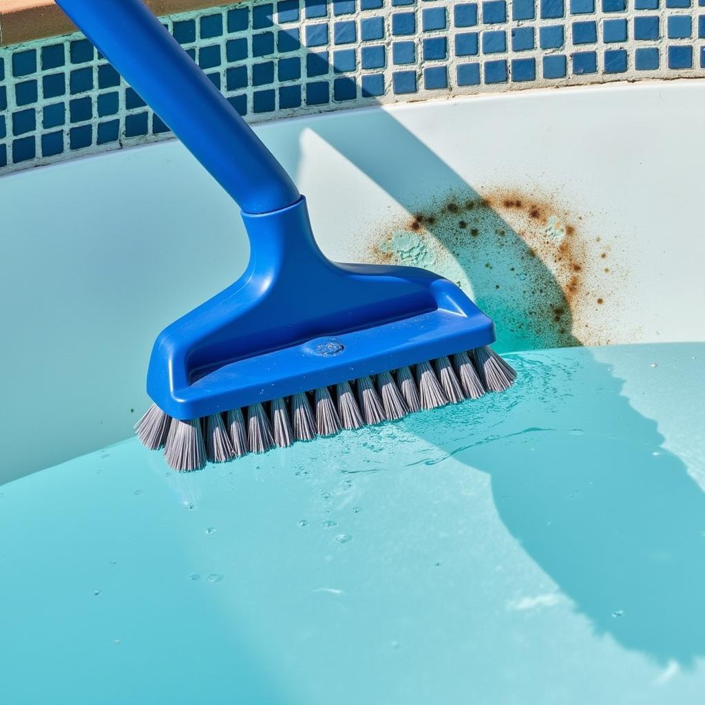 Effectively removing pool stains