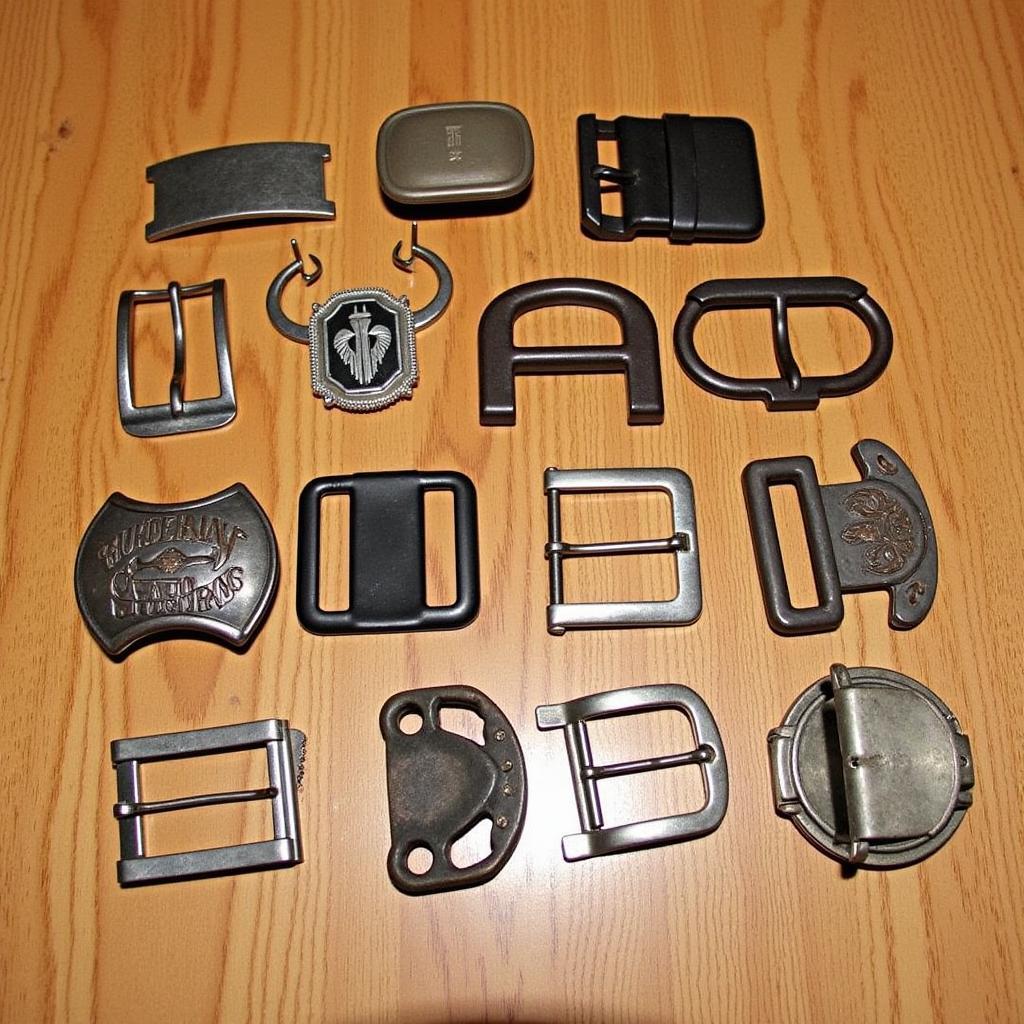 Repurposed Belt Buckles from Old Belts