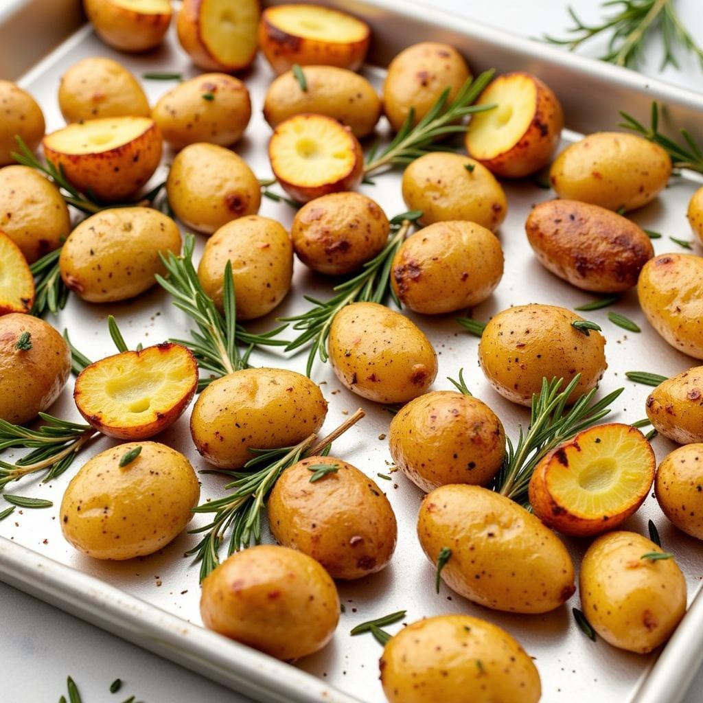 Crispy Roasted Rosemary Potatoes