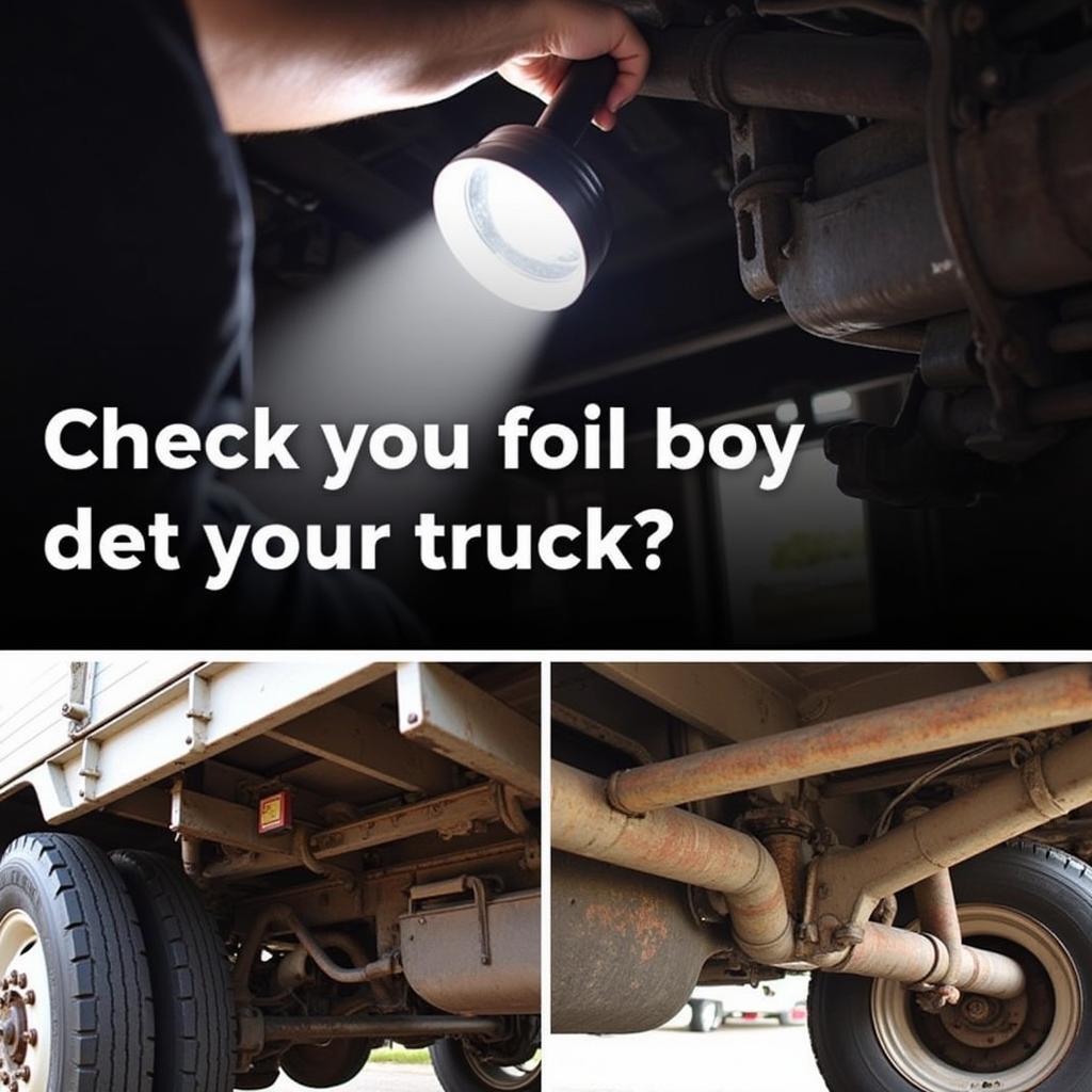 Inspecting the Undercarriage of a Rust-Free Texas Truck