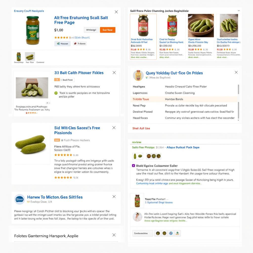 Salt Free Pickles Online Retailers