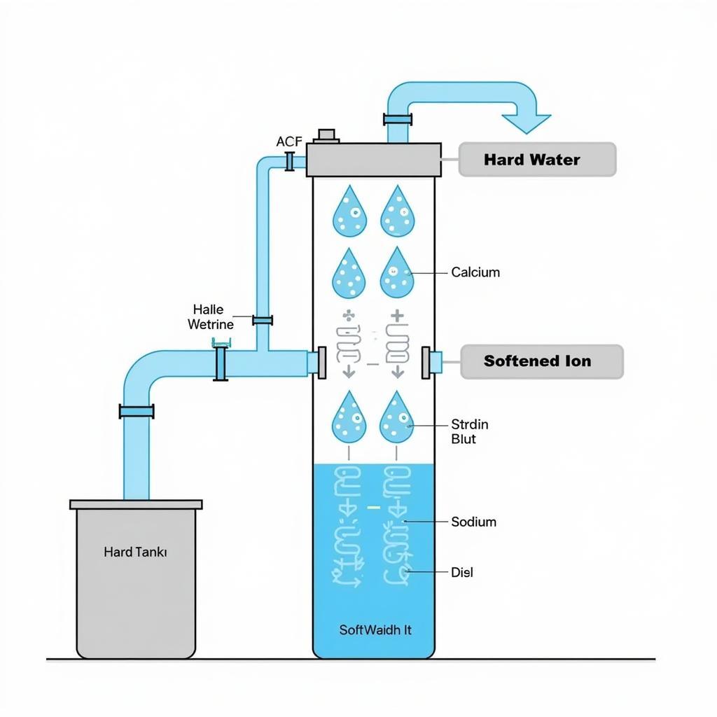 Diagram of a Salt Water Softener