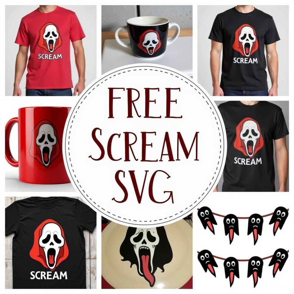 Scream SVG Free Design Ideas