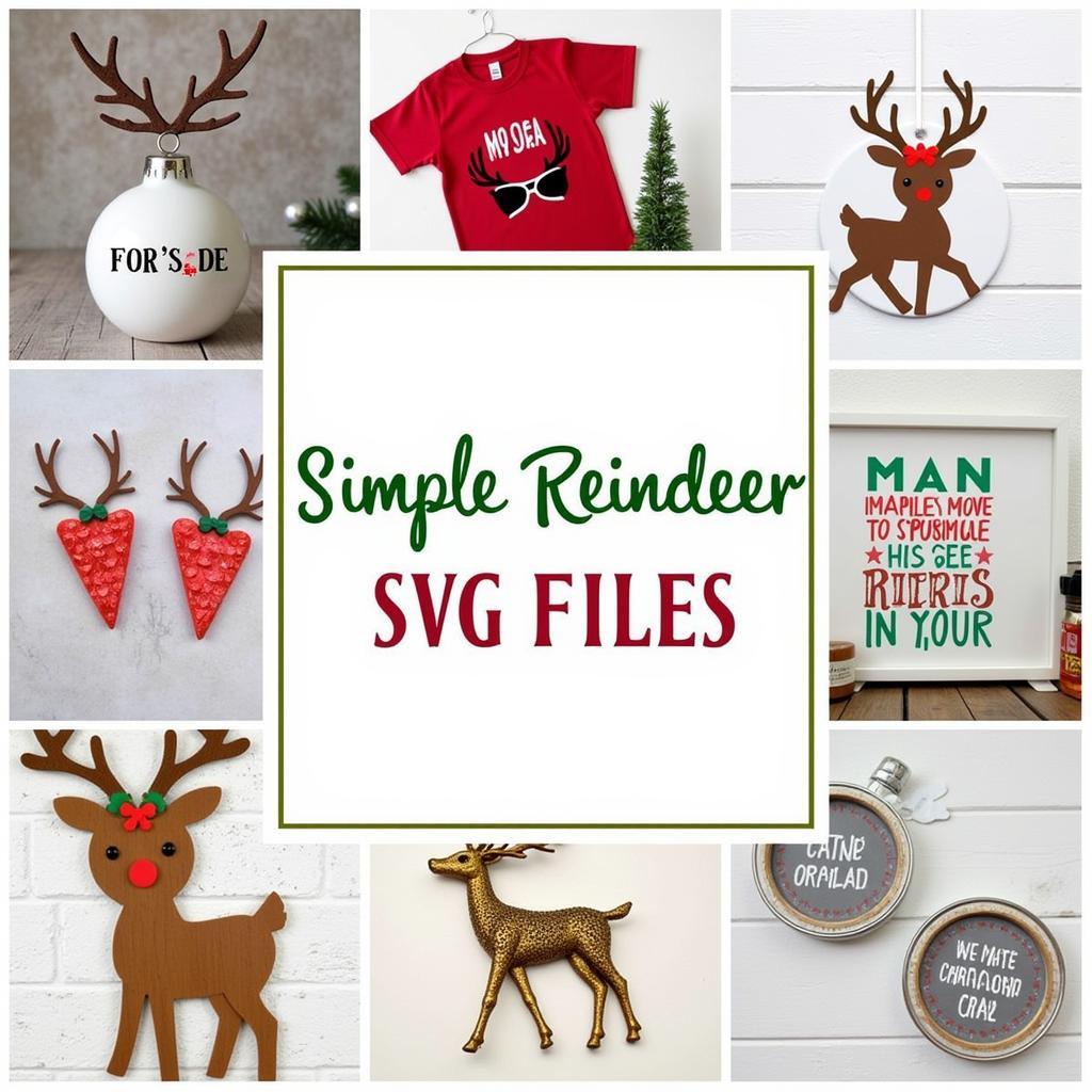 Creative Projects Using Free Reindeer SVGs