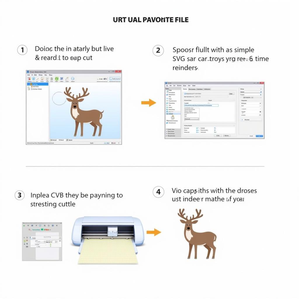 Using a Reindeer SVG with a Cutting Machine