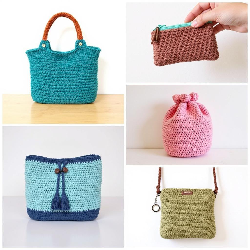 Variety of Small Crochet Bag Patterns