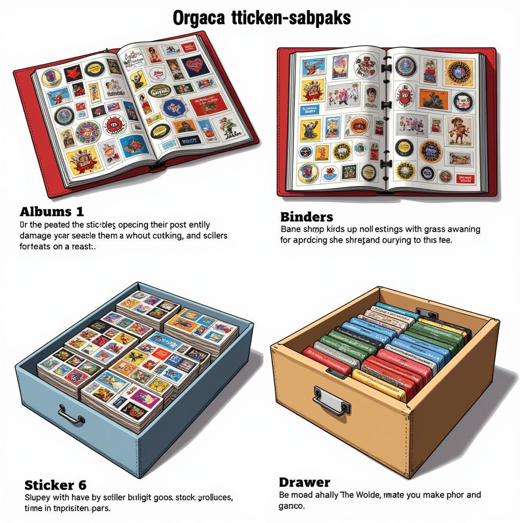 Storing and Organizing Stickers